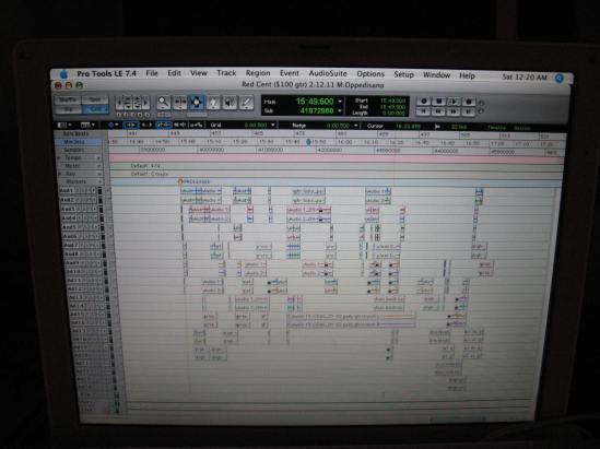Red Cent Pro Tools session February 2011